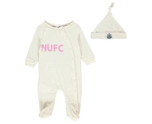 NUFC Girls Sleepsuit Baby Girl - Beige
