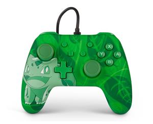 Nintendo Switch Bulbasaur Wired Controller - Green