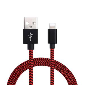 Nylon USB Charging Cable - Red