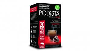 PODiSTA Supremo 10/10 Coffee Capsules - 20 Pack