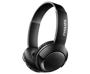 Philips Bass Bluetooth Wireless On-Ear Headphones w/ Mic Foldable Headset Black