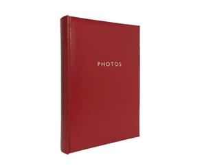 Photo Album Slip In Glamour Red - 300 x 4x6" (10x15cm) Photo Capacity - Twin Pack (2 Albums)