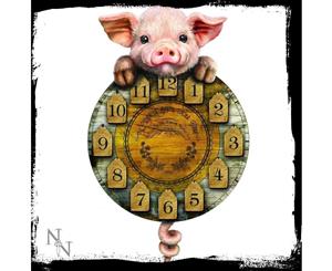 Piggin' Tickin' Clock