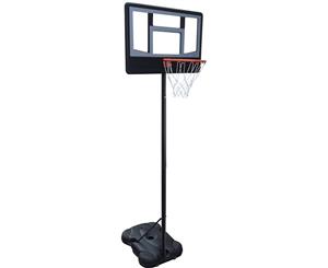 Portable Basketball Stand System Slam Net Hoop Ring Steel Adjustable Height Kid