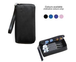 Quality SLIMLINE Multi Pack Dart Board Dart Carry Case Wallet Choose Colour - BLUE