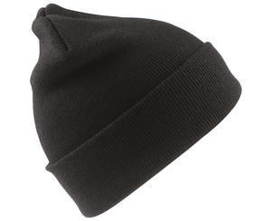 Result Wooly Heavyweight Knit Thermal Winter/Ski Hat (Black) - BC967
