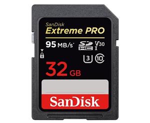 SanDisk 32GB Extreme PRO UHS-I SDHC Memory Card (V30) 95mb/s SDSDXXG-032G-GN4IN
