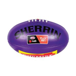 Sherrin AFLW PVC Replica Game Ball Purple 4