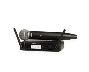 Shure GLXD24B58 Wireless Microphone System with Beta58A Handheld Microphone