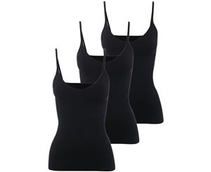 Silhouette Camisole - 3 Pack - Black