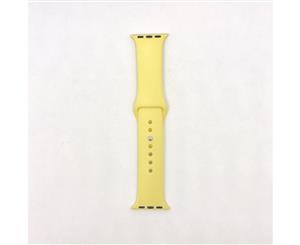 Silicone Sport Band For Apple Watch - Yellow
