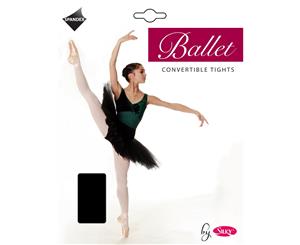 Silky Girls Dance Ballet Tights Convertible (1 Pair) (Black) - LW159
