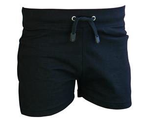 Skinni Minni Girls Plain Casual Shorts (Black) - RW1415
