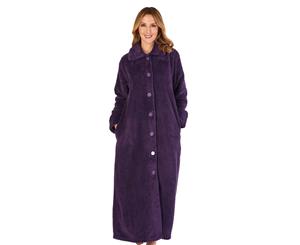 Slenderella HC4328 Housecoats Dressing Gown - Purple