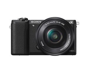 Sony Alpha A5100 Mirrorless Digital Camera Kit with 16-50mm Lens Black
