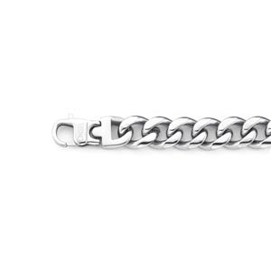 Stainless Steel 22cm Heavy Curb Bracelet