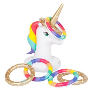 Sunnylife Inflatable Ring Toss Game Unicorn