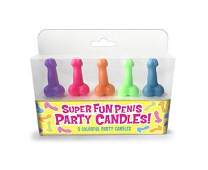 Super Fun Penis Candles - 5 Pack