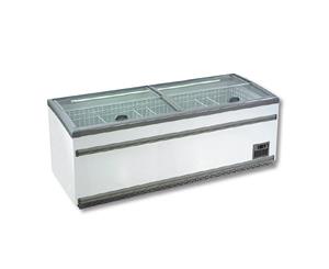 Thermaster Supermarket Chest Freezer & Fridge Dual Temperature with Glass Sliding Lids 2.5m - Silver
