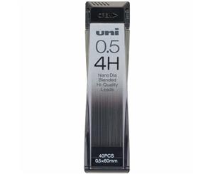 Uniball Nano Dia Mechanical Pencil Lead Pack 0.5mm 4H