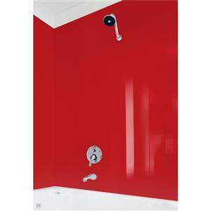 Vistelle 2070 x 1250 x 4mm Blush High Gloss Acrylic Bathroom Panel