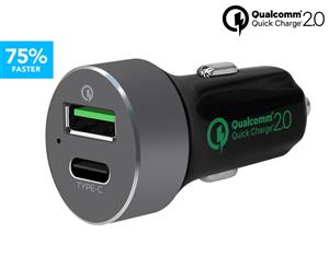mbeat QuickBoost Type-C Dual Port Car Charger