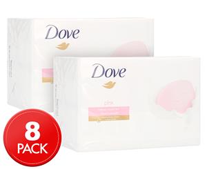 2 x 4pk Dove Pink Beauty Bar 100g