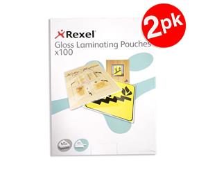 200pc Rexel A5 Laminating Pouches/Sheets 150 Micron f/Document/Photos Protection