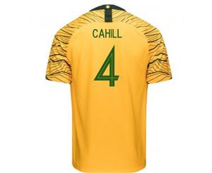 2018-2019 Australia Home Nike Football Shirt (Cahill 4)