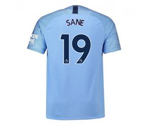 2018-2019 Man City Nike Vapor Home Match Shirt (Sane 19)