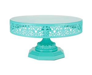 30 cm (12-inch) Metal Cake Stand | Teal | Isabelle Collection