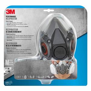 3M Reusable Safety Paint Project Half Face-Piece Respirator