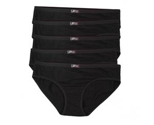 5 Black Pack XYXX Underwear Womens Bikini Brief S M L XL XXL