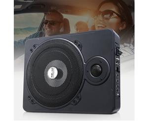600W Black Car Subwoofer 10 Inch Ultra-Thin Speaker Audio Amplifier Under-Seat