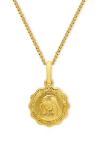 9ct Gold Madonna Medal