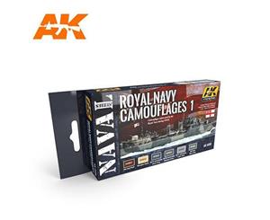 AK Interactive AK5030 Royal Navy Camouflages 1 Paint Set Acrylic