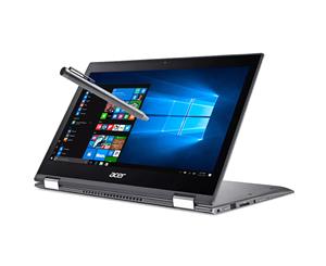 Acer Spin 5 Flip Laptop 13.3" FHD Touchscreen Intel i5-8265U 8GB 256GB SSD NO-DVD Win10Home 64bit 1yr warranty - 802.11ac - Webcam - Stylus