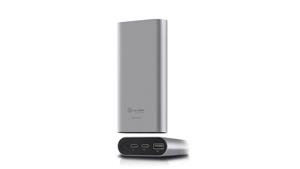 Alogic Prime Series 15600mAh USB-C Portable Power Bank with Dual Output - Space Grey