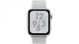 Apple Watch Nike+ Series 4 - 44mm Silver Aluminium Case with Summit White Nike Sport Loop - GPS