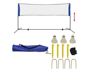 Badminton Net Set with Shuttlecocks 300x155cm Net Stand Portable Sport