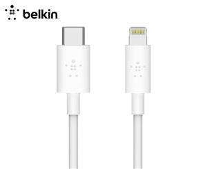 Belkin 1.2m Boost Charge USB-C Cable w/ Lightning Connector - White