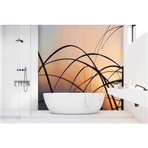 Bellessi 300 x 900 x 4mm Motiv Polymer Bathroom Panel - Sunset Strands
