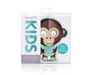 BodyICE Kids Milo the Monkey Ice & Heat Gelbead Pack