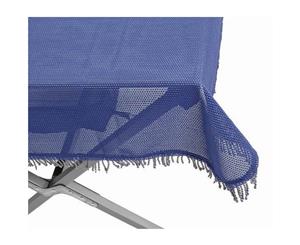 Brunner Bella Table Cloth With Fringe Border (Blue) - MD161