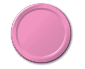 Candy Pink Lunch Plates