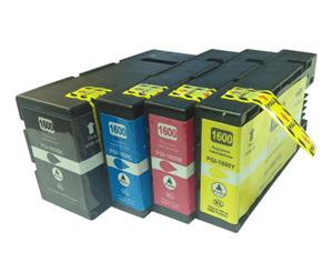 Canon PGI-1600XL Premium Pigment Compatible Inkjet Cartridge Set 4-Pack