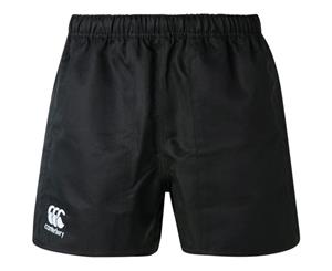 Canterbury Boys Professional Polyester Rugby Shorts - Black