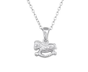 Children's Sterling Silver Horse Necklace