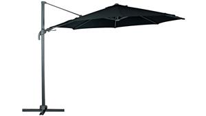Cyrus 330cm Octagonal Cantilever Outdoor Umbrella - Black