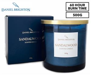 Daniel Brighton Scented Soy Candle 500g - Sandalwood